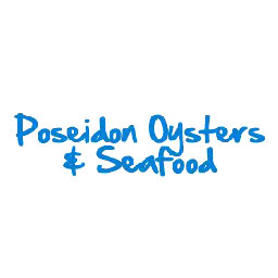 Logo for Poseidon Oysters and Seafood