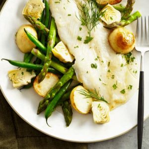 Fish with Asparagus Beans