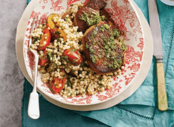 Lamb with Tomato and Pearl Couscous