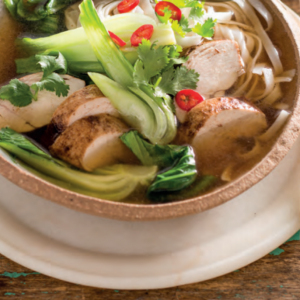Five Spice Chicken With Asian Broth